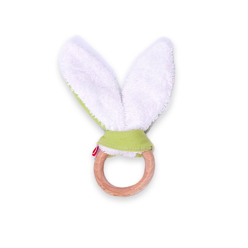 anneau de dentition lime en coton bio papate